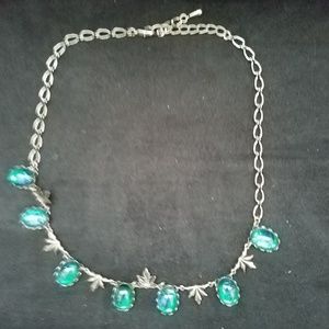 Authentic Turkish Gemstone Statement Necklace